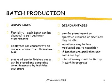 batch production examples
